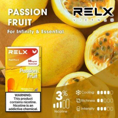 relx拋棄式煙彈百香果口味