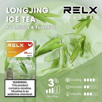 relx拋棄式煙彈龍井口味